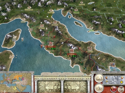 Rome Total War Map